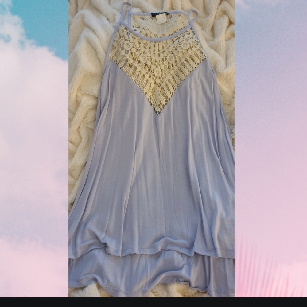 Periwinkle Spaghetti Strap Shirt